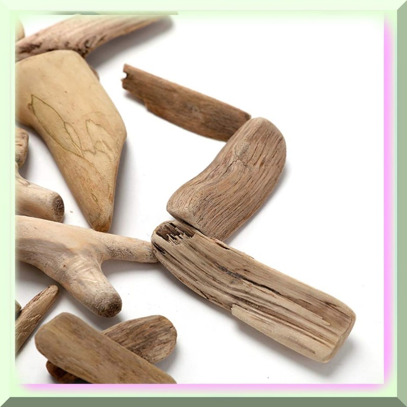 20 pezzi di legno naturale Driftwood pezzi ramoscelli decorazione spiaggia
