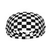 Black and White Headbands Plaid Checkered Sweatband Fashion Summer Hair