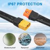 MOOKEERF XT60i to XT60 Extension Cable 10AWG 10FT XT60i Female