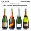 OUWO Champagne Stopper 6 Pack Stainless Steel Champagne Save with