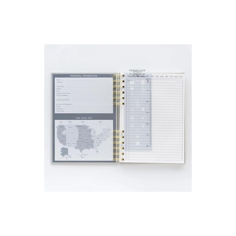 DesignWorks Ink Standard Edition No.12 Dusty Pink Undated Planner, Notebook,