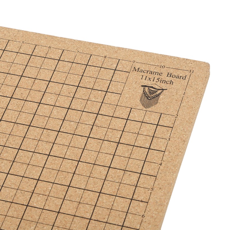 Macrame Board 11x15in Lightweight Macrame Braiding Board Reusable Grids Braiding