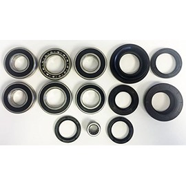 Armor Tech COMPLETE Rear Differential AND Axle Bearing Seal Kit for 2005-2011 Honda TRX 500 Foreman 2x4 & 4X4, 2005-2014 Honda TRX 500 Rubicon ATVs