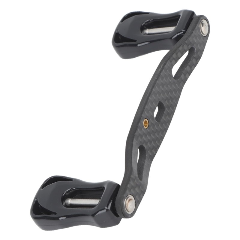 J-ouuo Fishing Reel Handle Carbon Fiber Double Handle Baitcasting D