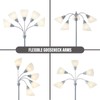 HonoDing Medusa Floor Lamps Standing Lamps 5 Heads Adjustable Reading