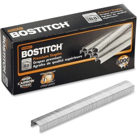 Bostitch B8 PowerCrown Premium Staples, 0.25 Inch Leg, Ultimate Drive Performance, Carbon Steel, (STCR21151/4)