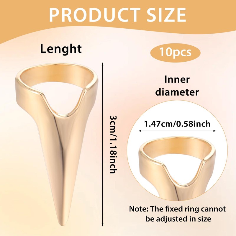 10 Pcs Finger Sectioning Tool for Hair, Stainless Steel Stitch