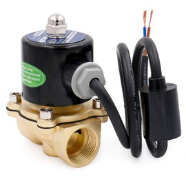 Heschen Brass Solenoid Valve 2W-200-20 Direct Acting 24 VDC PT3/4 Normally Closed Compressed Air Water Water Air