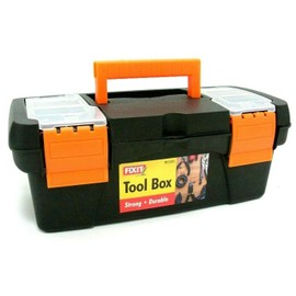 Portable Mini Toolbox Hand Held Carry Storage Lockable Small Tool Box 10"x 5"x5”