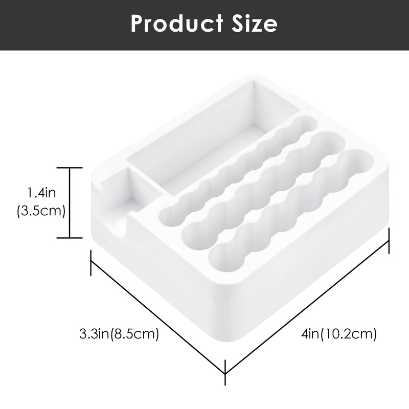 TOCCOOL Drawer-Style Battery Organizer Box, Plastic Storage Case for AA