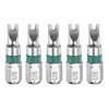 sourcing map 5pcs U Type Screwdriver Bit U6 1/4" Hex