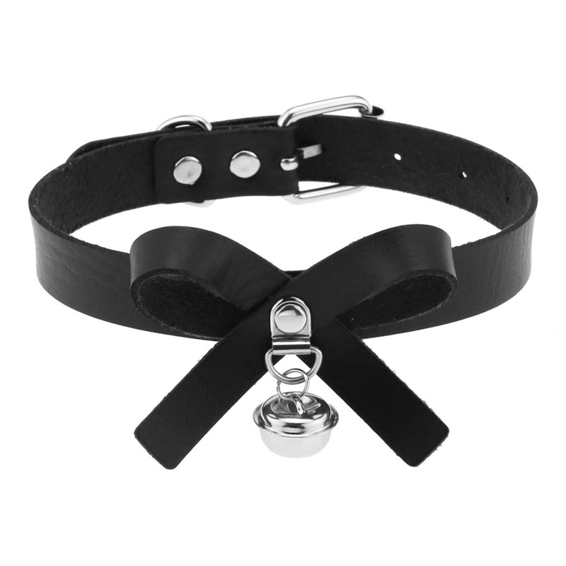Heavy Duty Dog Leash with Bell Collar Necklace, Metal Chains