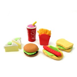 Children Stationery Eraser Eraser Food Food Fast Food Set