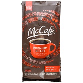 McCafé Premium Medium Roast Ground Coffee (12 oz Bags, Pack of 6)