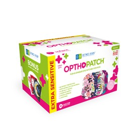 Opthopatch Parches para Ojos para bebés - Diseño bonito para niñas [Serie II] - 90  10 vendajes adhesivos de algodón hipoalergénicos sin látex para...
