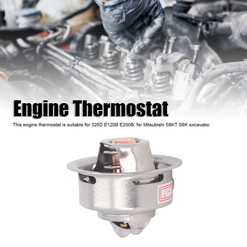 Excavator Thermostat 5I 8010 Alloy Engine Thermostat Replacement for Mitsubishi
