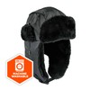 Ergodyne N-Ferno 6802Z Winter Trapper Hat, Zippered Pocket for Bump
