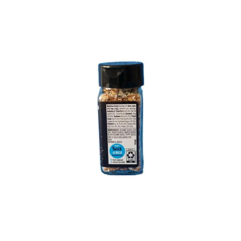 Stonemill Everything Bagel Seasoning Pack of 2 2.3 oz bottles