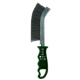 TIVOLY XT20251006170 Ergo Metal Brush with Plastic Handle and Stainless Steel Wire - Green - 26 cm