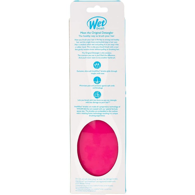 Wet Brush Pro Detangle Hair Brush, Metallic Pink