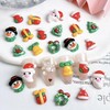 LBPEPAMZ 50Pcs Mixed Christmas Nail Art Charms Cute 3D Xmas