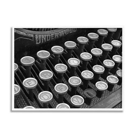 Stupell Industries Antique Typewriter Keys Framed Giclee Art by Steve Toole