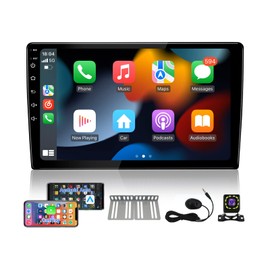 9 Inch Touch Screen Android 13 Car Stereo Universal Double Din Car Radio Wireless Carplay and Android Auto GPS Navigation Bluetooth/Multimedia Player/WiFi/USB/Backup Camera