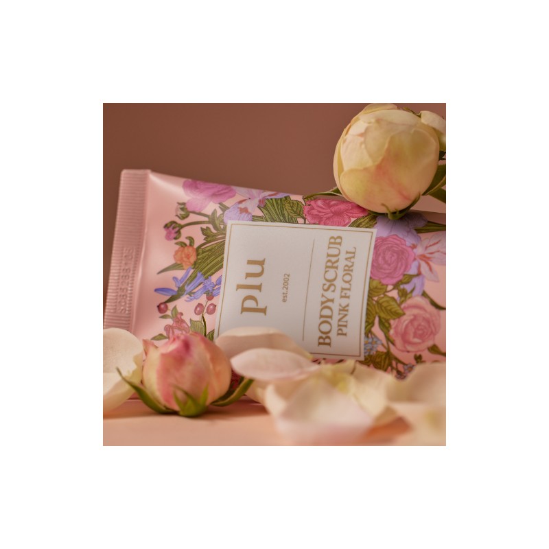 plu [plu]3-in-1 Body Scrub #Pink Floral