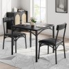 Kitchen Table and 2 Upholstered Chair ,Dining Room Table Set