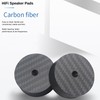 Dufray HiFi Speaker Spike Pads, Carbon Fiber Speaker Stand Feet,