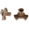Microwave Turntable Coupler 2 Pcs Microwave Oven Turntable Roller Guide