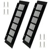 KtbeYTi Set of 2 Ventilation Grille, Aluminium Exhaust Grille, Rectangular