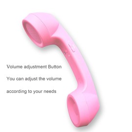Enjoy-Unique Wireless Retro Telephone Handset and Wire Radiation Proof Headphones for a Phone with Convenient Call