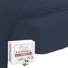 Pizuna 400 Thread Count Cotton Fitted Sheet, 100% Long Staple