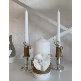 Unbranded Unity Candle Set for Wedding - Wedding Unity Set for Reception and Ceremony -...