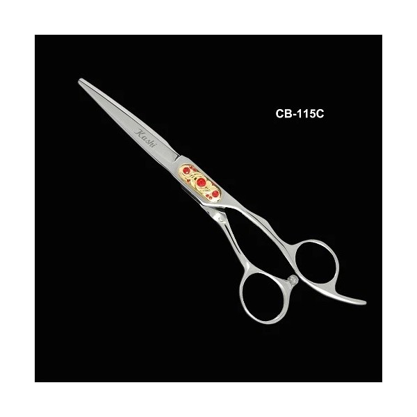 Kashi CB-115C Japanese Cobalt Steel Hair 5.5" Cutting Shears /