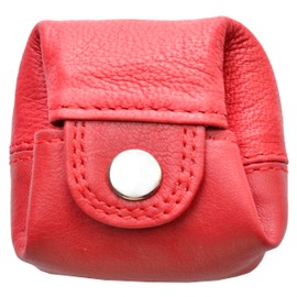 Practical handy small mini coin purse, shaking purse for small change, children's purse, red