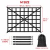 50 x 41.7-Inch Heavy-Duty Webbing Cargo Net with 4 Adjustable