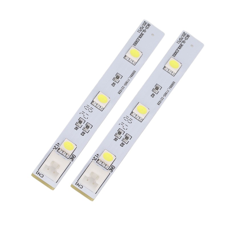 2Pcs Refrigerator LED Light Board White Eyes Friendly Freezer LED
