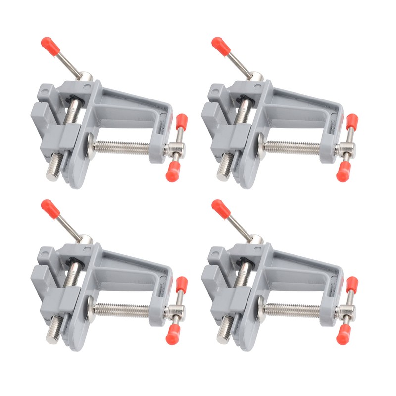 4PCS Portable Mini Table Clamp Aluminum Alloy Mini Bench Vice