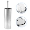 Household Stainless Steel Toilet Brush Cleaner Set Bathroom Cleaning Kit