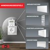 Socket Thermostat TS10 Infra-Red Heater