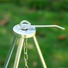 Cooking Tripod Foldable Campfire Tripod with Chain and Carrying Bag