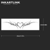 INKARTLINK Tattoo Tech, 2 Sheets Large Semi Permanent Tattoo, Temporary