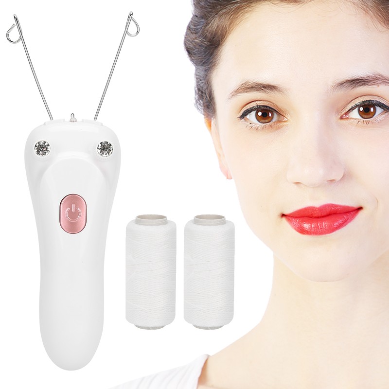 USB Charging Electric Cotton Thread Epilator Facial Body Hair Removal