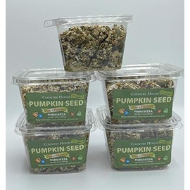 Country House PUMPKIN SEED CRUNCH PACK (5 Counts) with Chia and Flaxseed, All Natural, Easy to Read Ingredients, No Artificial or Natural Flavors Added, No Gluten, Low Sodium, and Crisp in Every Bite!