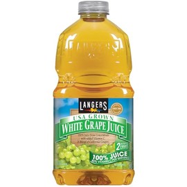 Langers Juice, White Grape with Vitamin C, 64 Ounce (Pack of 8)