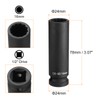 HARFINGTON 2Pcs 12-Point Deep Impact Socket 1/2 Inch Drive 16mm