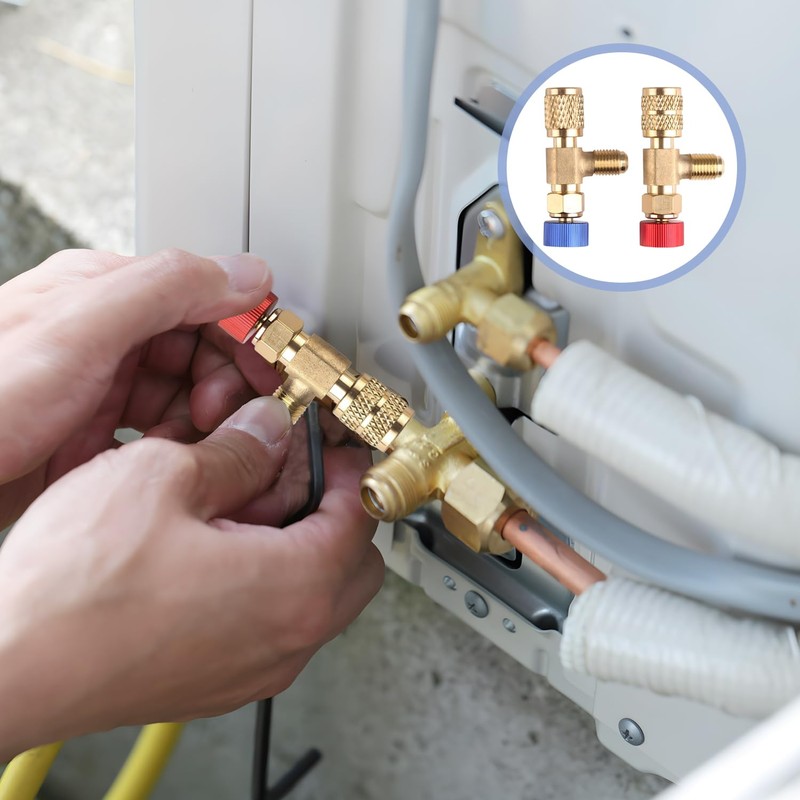 SIGANDG Safety Adaptor Flow Control Valve, Brass Flow Control Valve