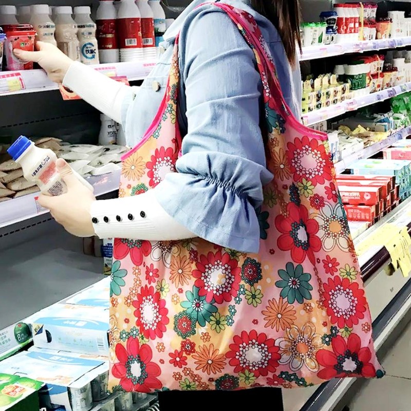 SCGEHA Eco Bag, Large Capacity, Foldable, My Bag, Lightweight, Shopping